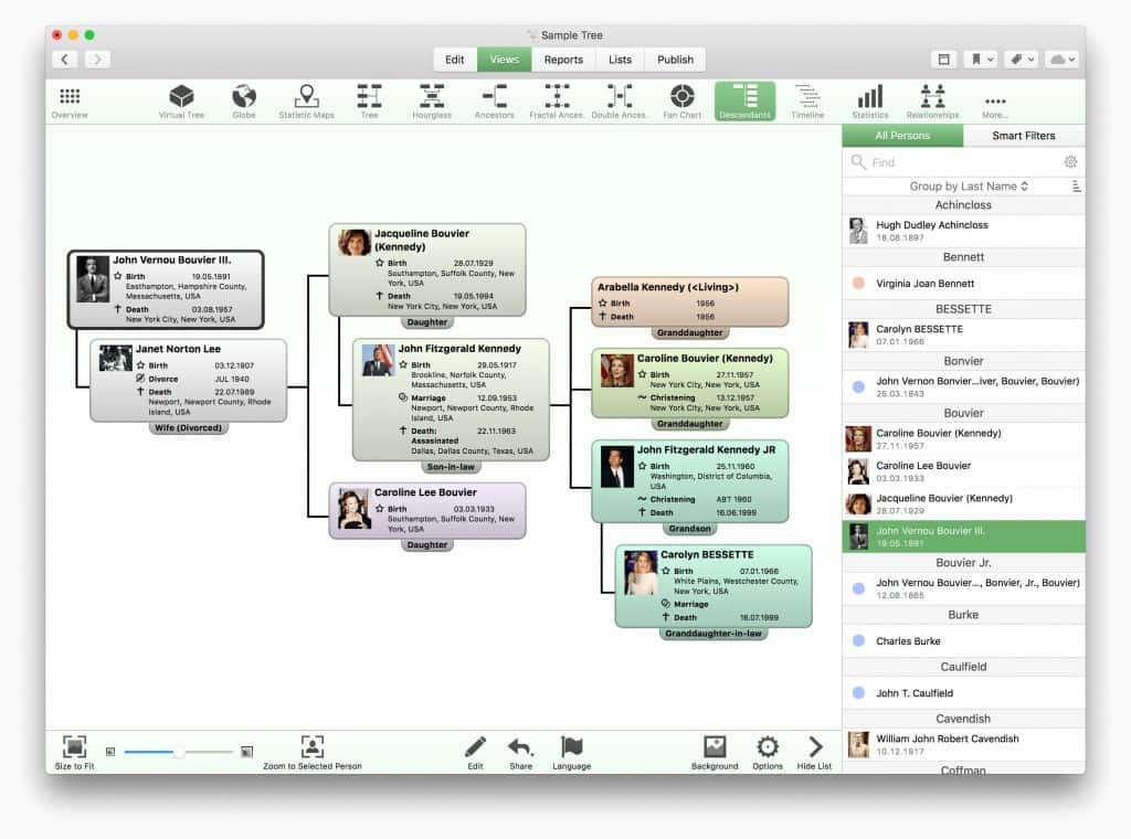 Mac family tree maker